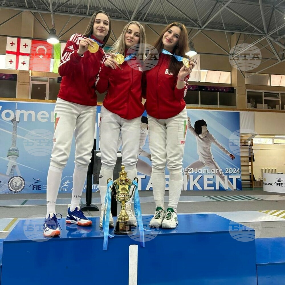 Fencers Stefanova, Velislavova, Yagova Claim Bulgaria’s First Ever Gold at World Cup