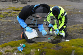 Scientists Begin Work at Liverpool Beach, Antarctica