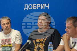 Добрич - БТА - пресконференция - жури - Национален фестивал на ученическите и студентските рок групи – Снимка: Александра Антонова