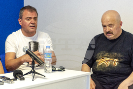 Добрич - пресконференция - жури - Национален фестивал на ученическите и студентските рок групи – Снимка: Александра Антонова