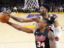 Trail Blazers Lakers Basketball