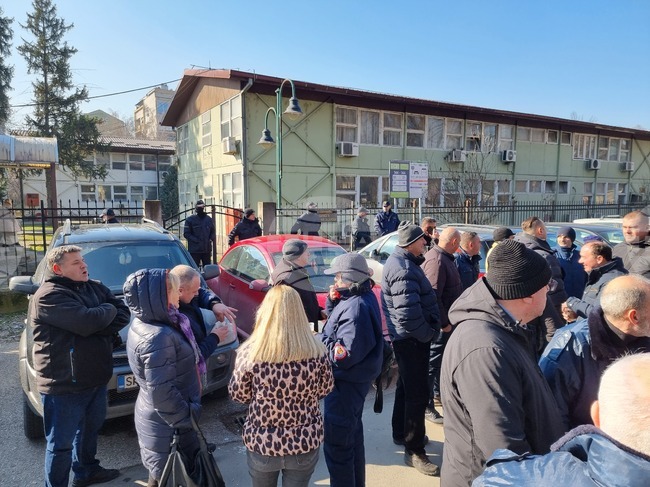 Република Северна Македония - превозвачи - протест