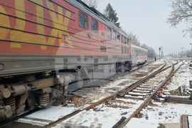 Село Кардам - дерайлирал влак