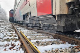 Село Кардам - дерайлирал влак