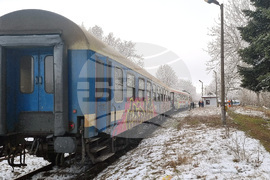 Село Кардам - дерайлирал влак