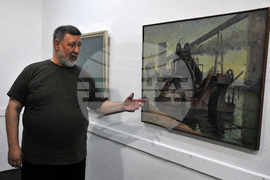 Бургас - изложба - Петко Задгорски