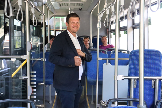 Новите електрически автобуси вече са в Хасково