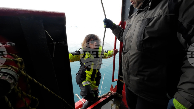 Антарктида - НИК 421 - о-в. Медиа луна - проф. Елиза Узунова - микропластмаса - проучвания