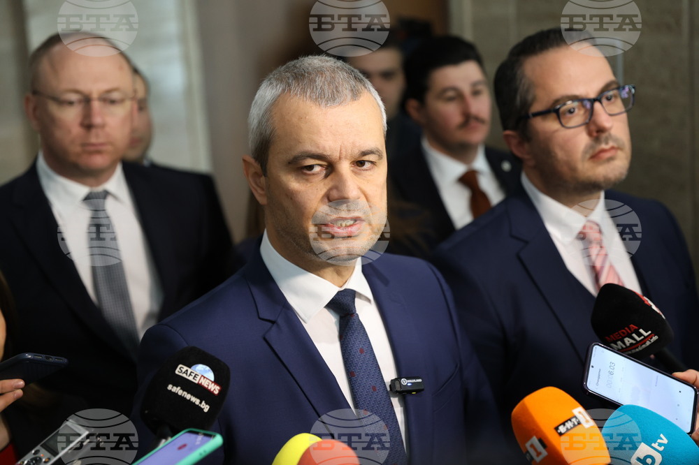 Парламент - Костадин Костадинов - брифинг