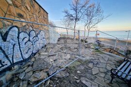 Бургас - Морска градина - укрепване на подпорни стени