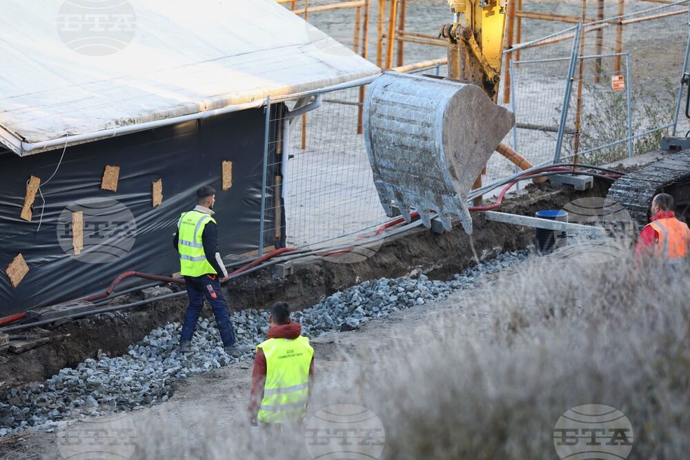 Бургас - Морска градина - укрепване на подпорни стени