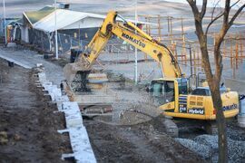 Бургас - Морска градина - укрепване на подпорни стени