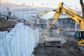 Бургас - Морска градина - укрепване на подпорни стени