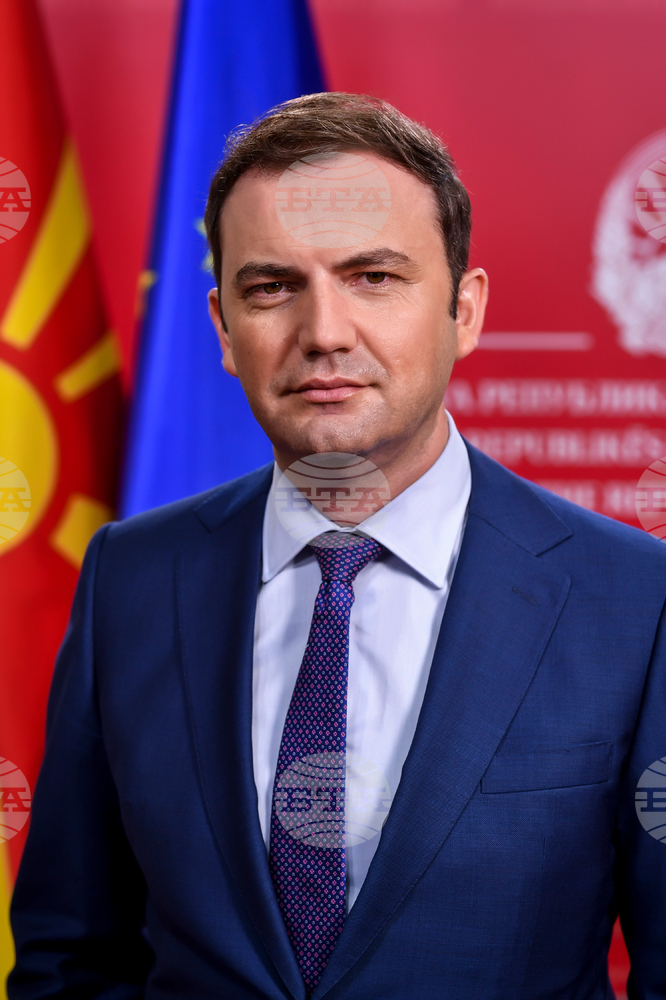 North Macedonia’s Foreign Minister Osmani on Working Visit to Bulgaria Tuesday