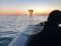 Военноморските сили унищожиха  мина, плаваща във водите на Черно море