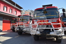 Благоевград - пожарникари - модул - заминаване