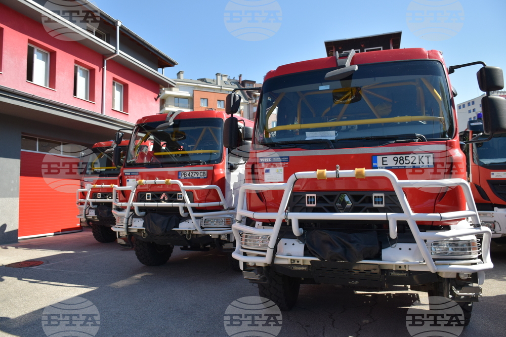 Благоевград - пожарникари - модул - заминаване