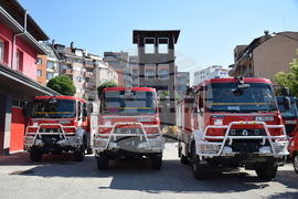 Благоевград - пожарникари - модул - заминаване