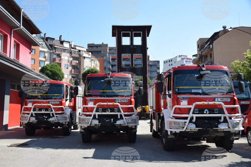 Благоевград - пожарникари - модул - заминаване