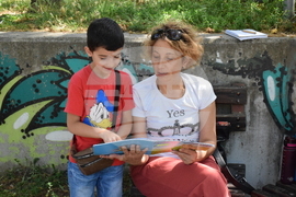 Благоевград - лятна читалня - библиотека - парк