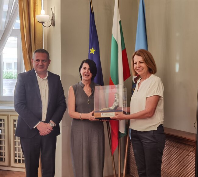 Кметът на София Йорданка Фандъкова получи наградата на Йерусалим