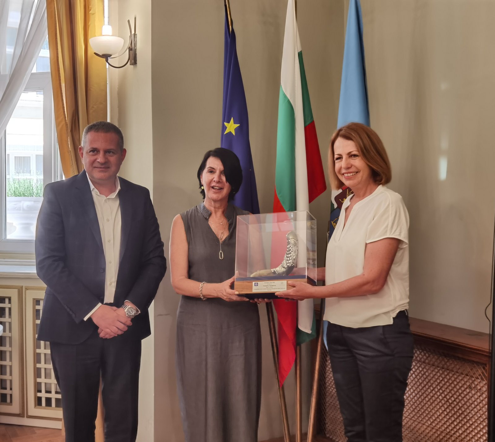 Йорданка Фандъкова - отличие - "Наградата на Йерусалим"