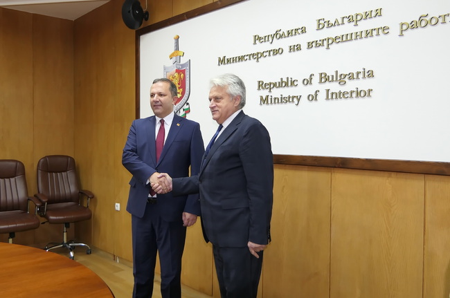 Министрите Рашков и Спасовски оцениха високо постигнатото сътрудничество в областта на вътрешните работи