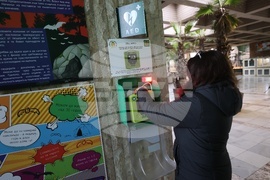 Софийска зоологическа градина - автоматичен дефибрилатор - поставяне