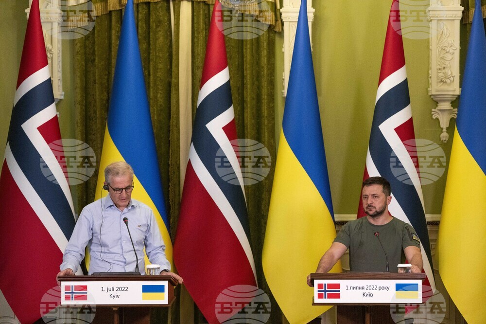 Норвегия обяви, че ще предостави близо 1 милиард евро на Украйна за хуманитарна помощ и възстановяване