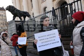 Съдебна палата - протест - фондация "Даная"