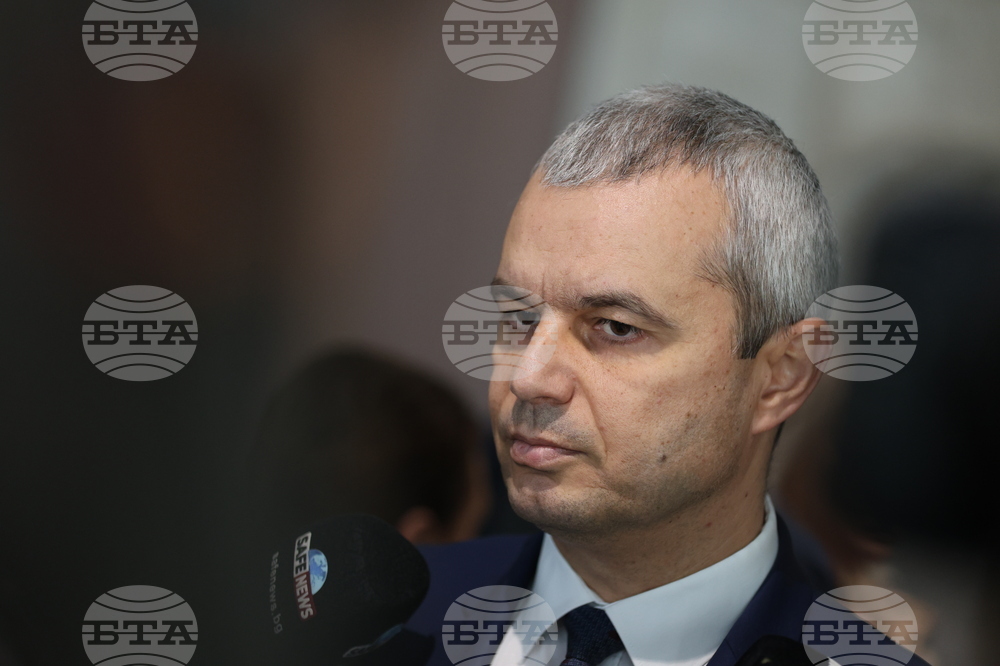 Парламент - Костадин Костадинов - брифинг