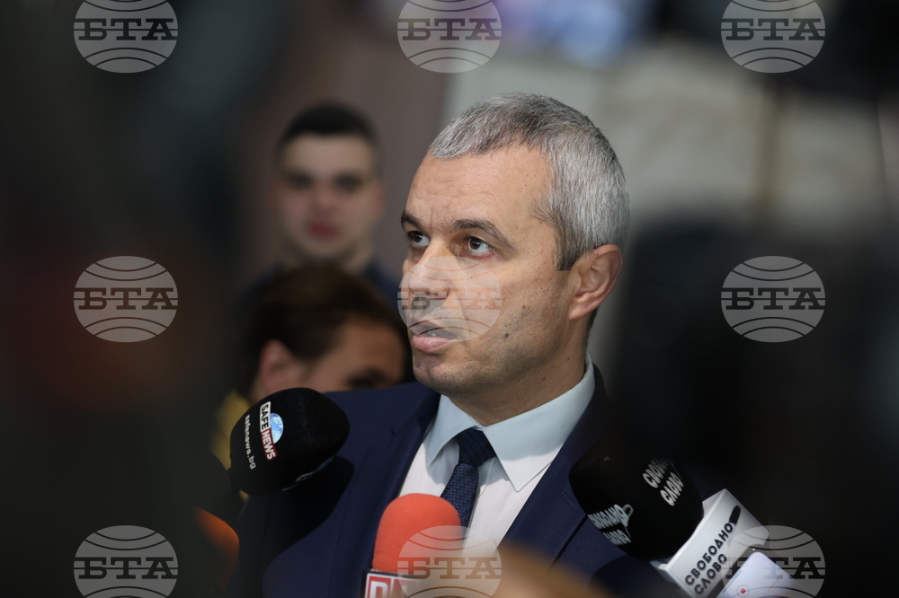 Парламент - Костадин Костадинов - брифинг