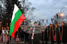 Разград - 146 години от Освобождението - факелно шествие