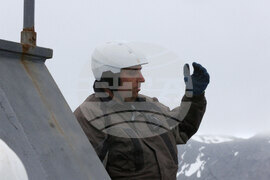 Национална антарктическа експедиция - Остров Ливингстън - Военен научноизследователски кораб „Св. Св. Кирил и Методий“ - НИК 421