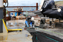 Национална антарктическа експедиция - Остров Ливингстън - Военен научноизследователски кораб „Св. Св. Кирил и Методий“ - НИК 421