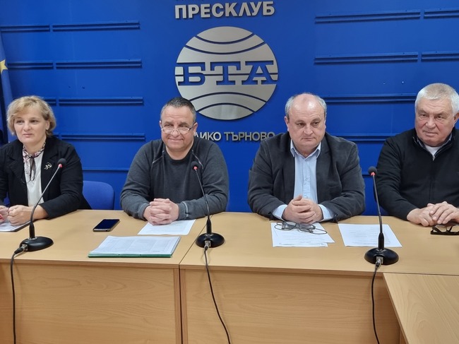 Пресконференция на представители на Националното сдружение на кметовете на кметства в Република България