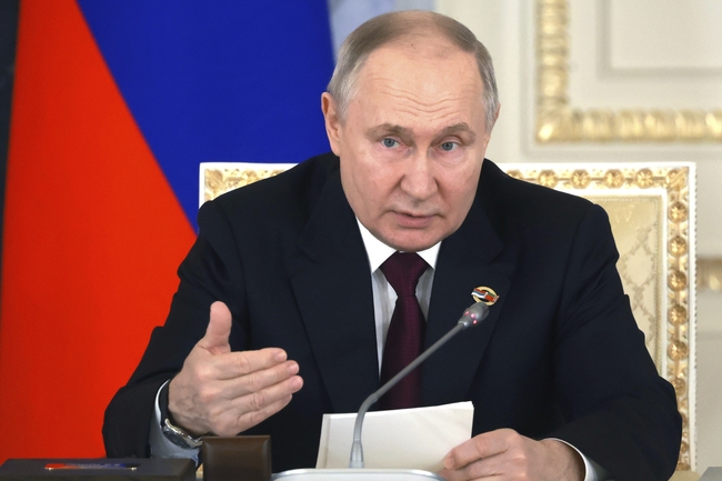 Путин заяви, че Украйна е свалила военния транспортен самолет миналата седмица с ракетна система "Пейтриът"