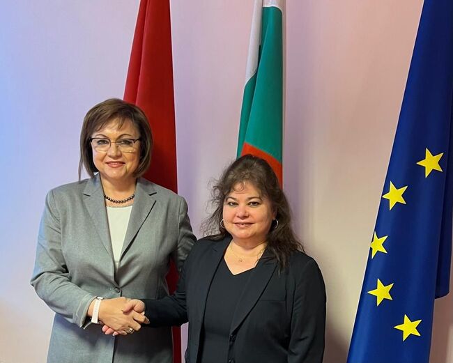 БСП: Корнелия Нинова се срещна с посланика на Куба в София Н. Пр. Мариета Хордан