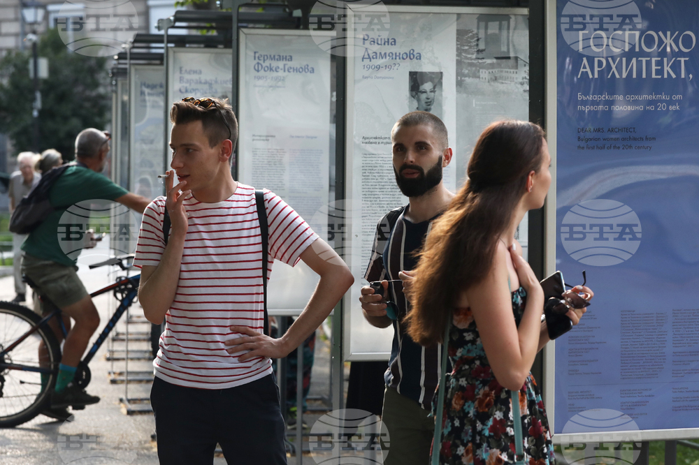 Изложба на открито "Госпожо архитект" 