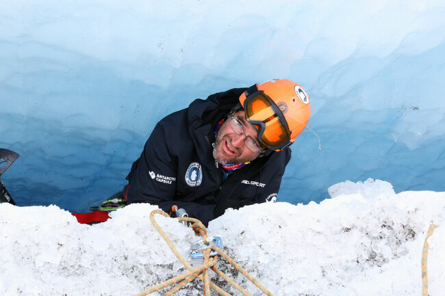 Scientists Study Glacier Crevasses, Test Water Samples for Microplastics in Antarctica