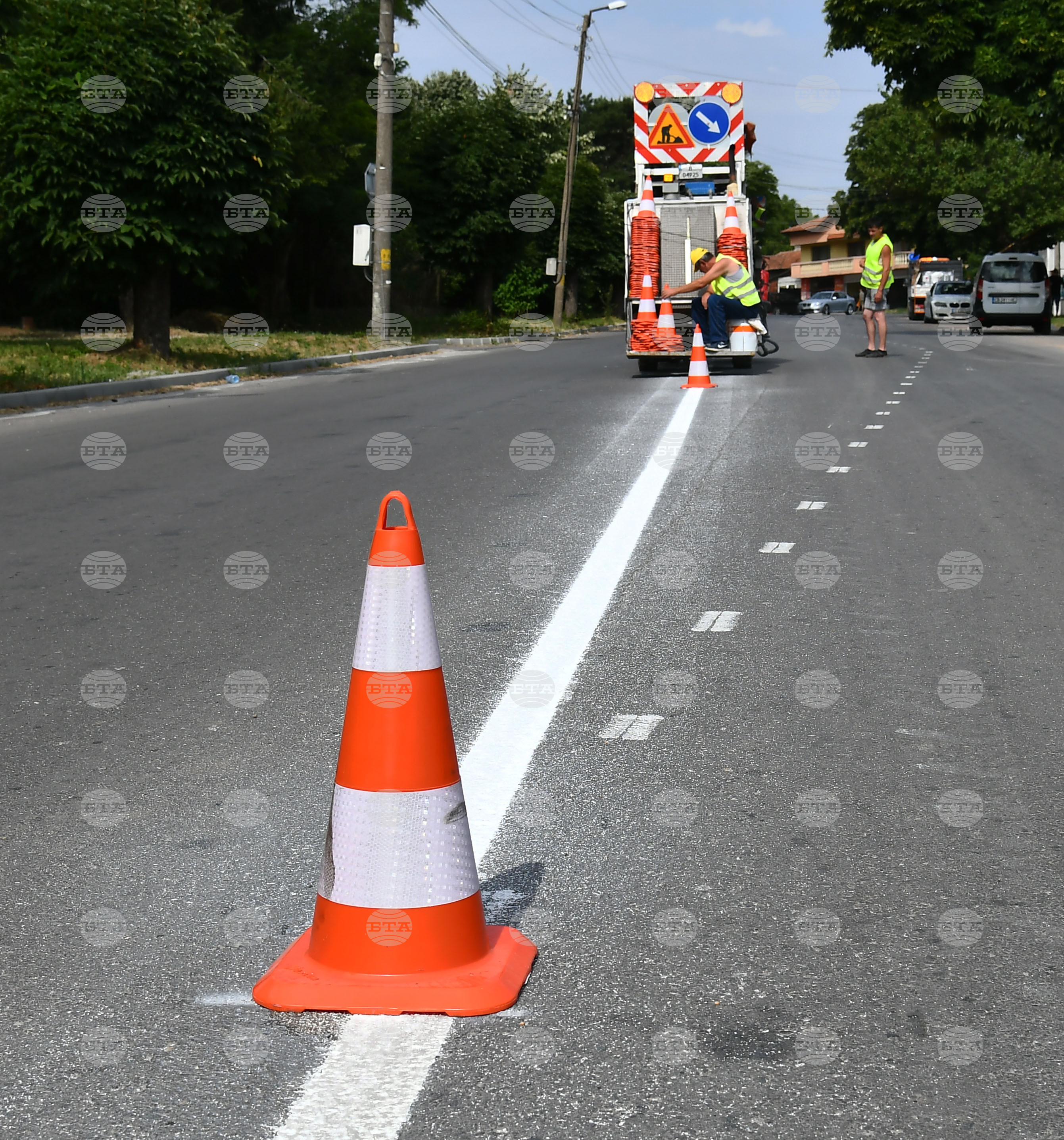 Исперих - пътна маркировка - обновяване