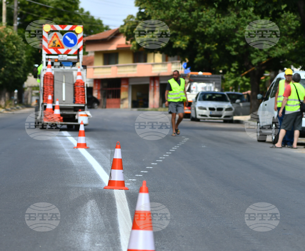 Исперих - пътна маркировка - обновяване