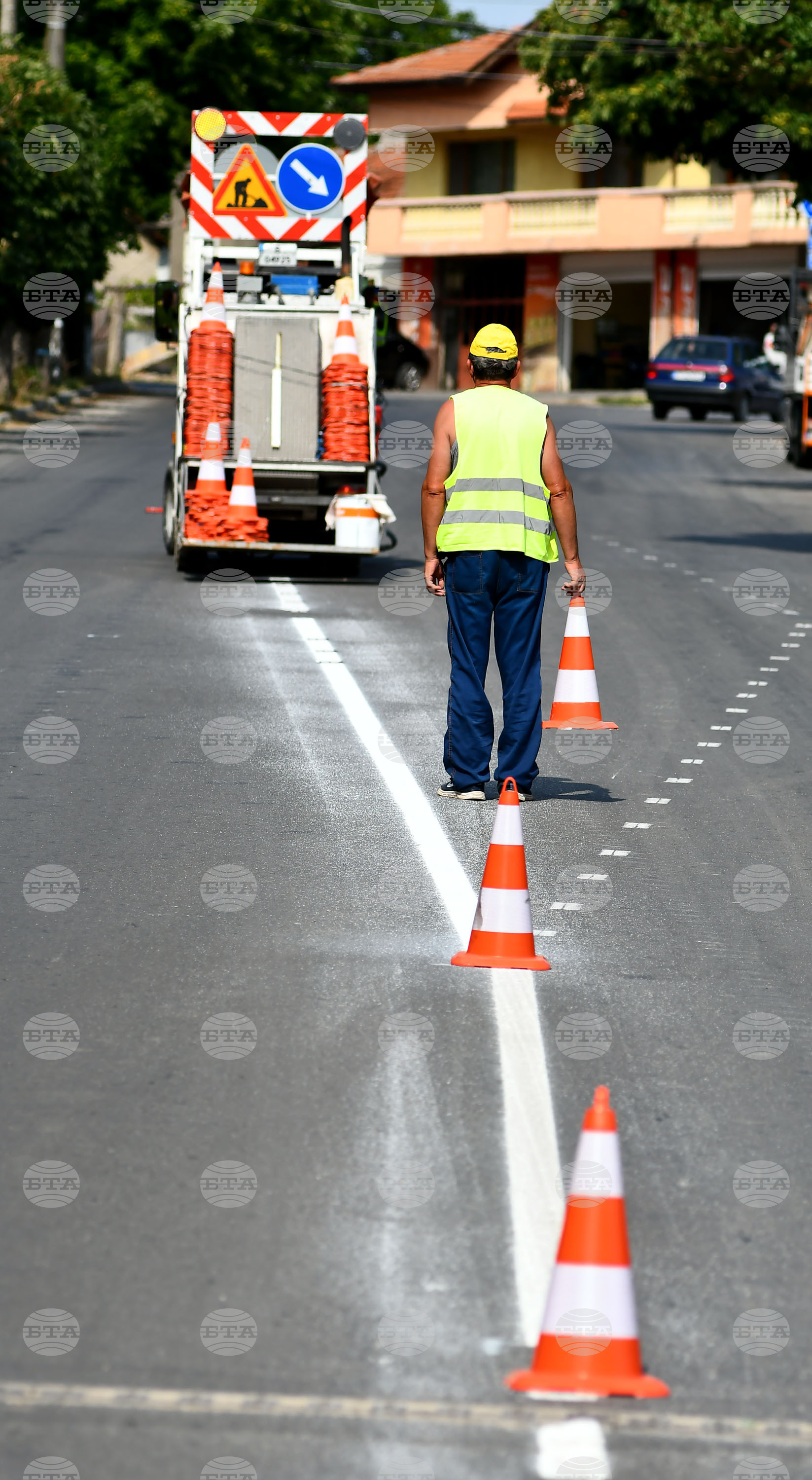 Исперих - пътна маркировка - обновяване