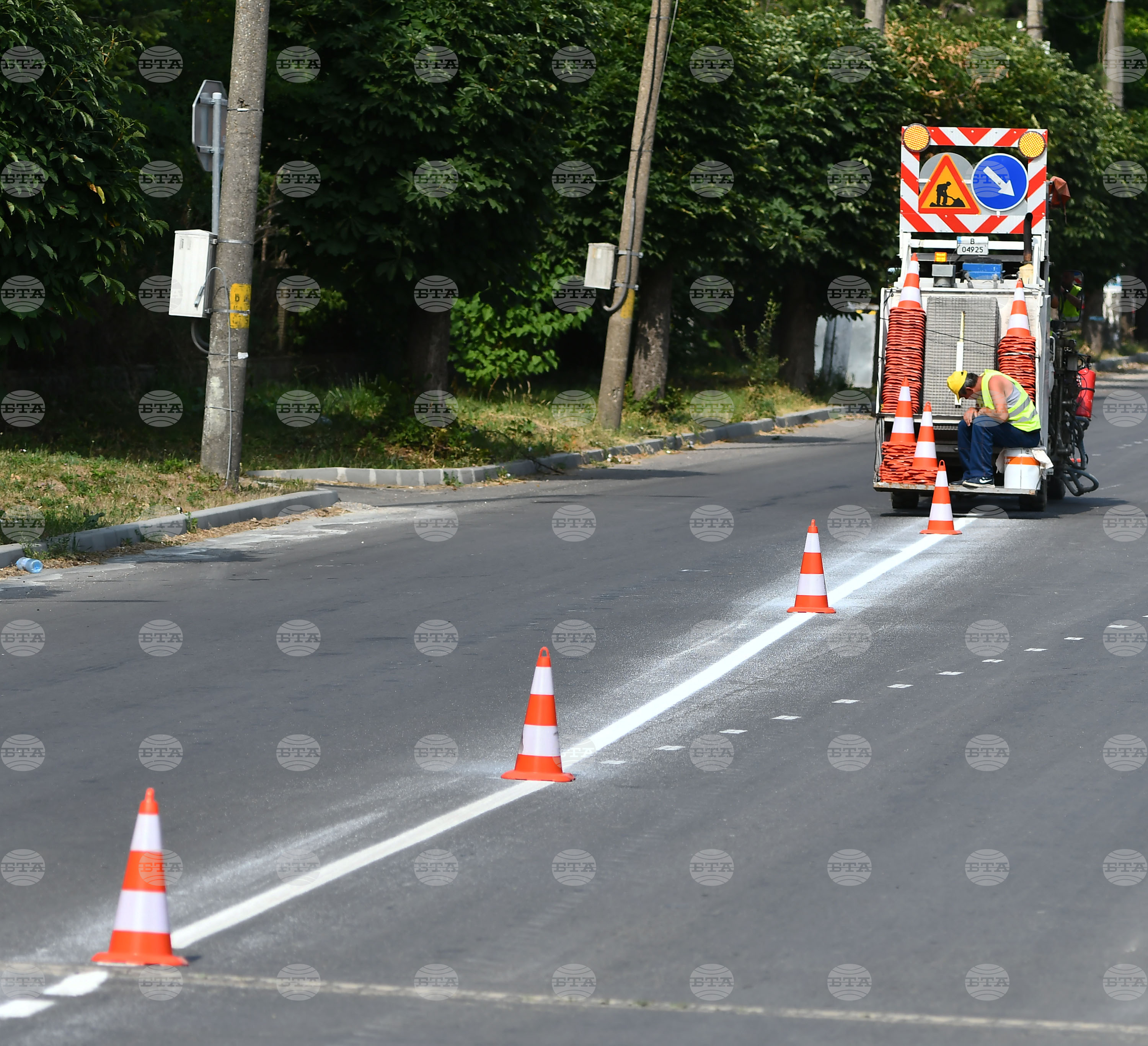 Исперих - пътна маркировка - обновяване