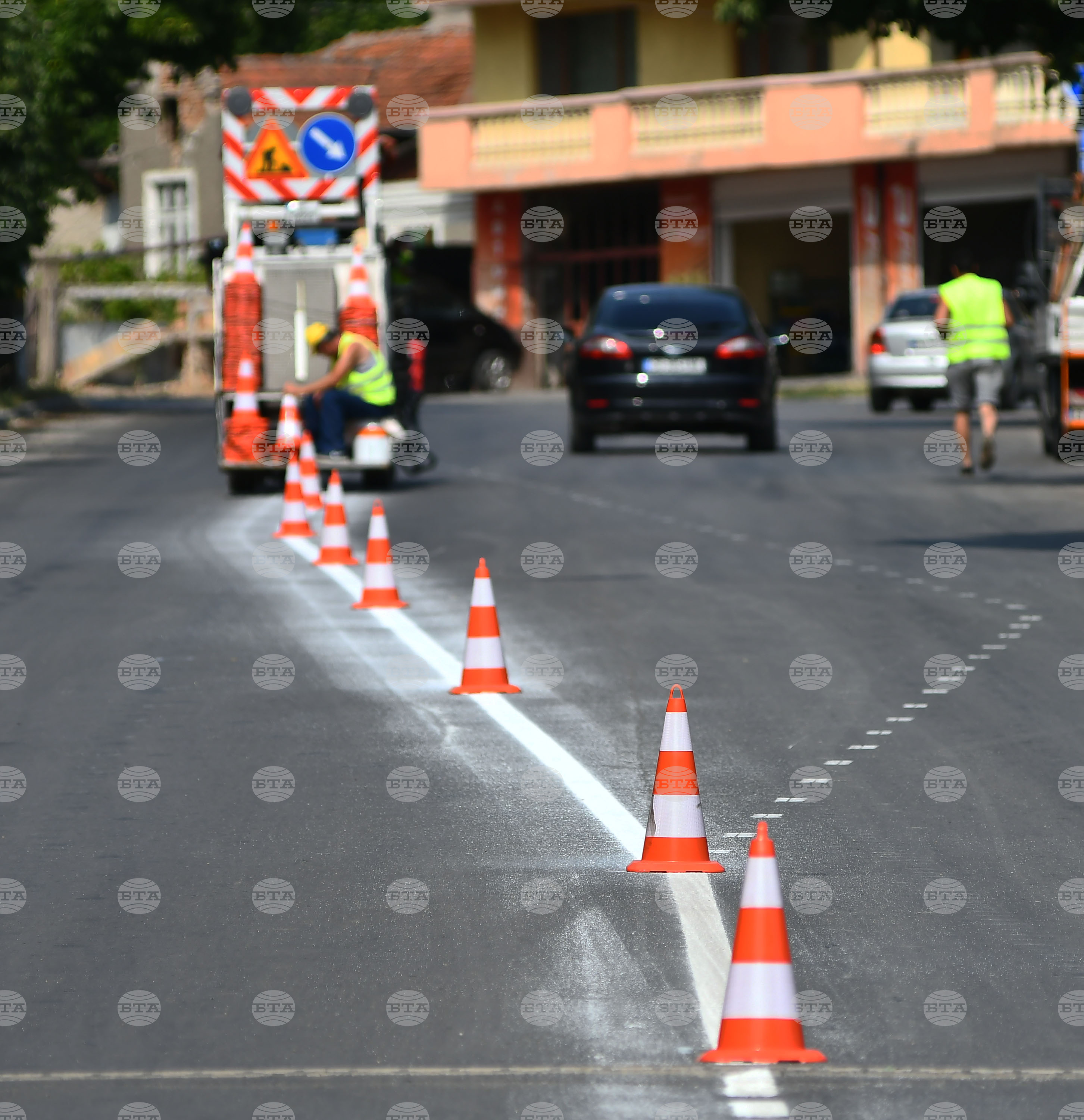 Исперих - пътна маркировка - обновяване
