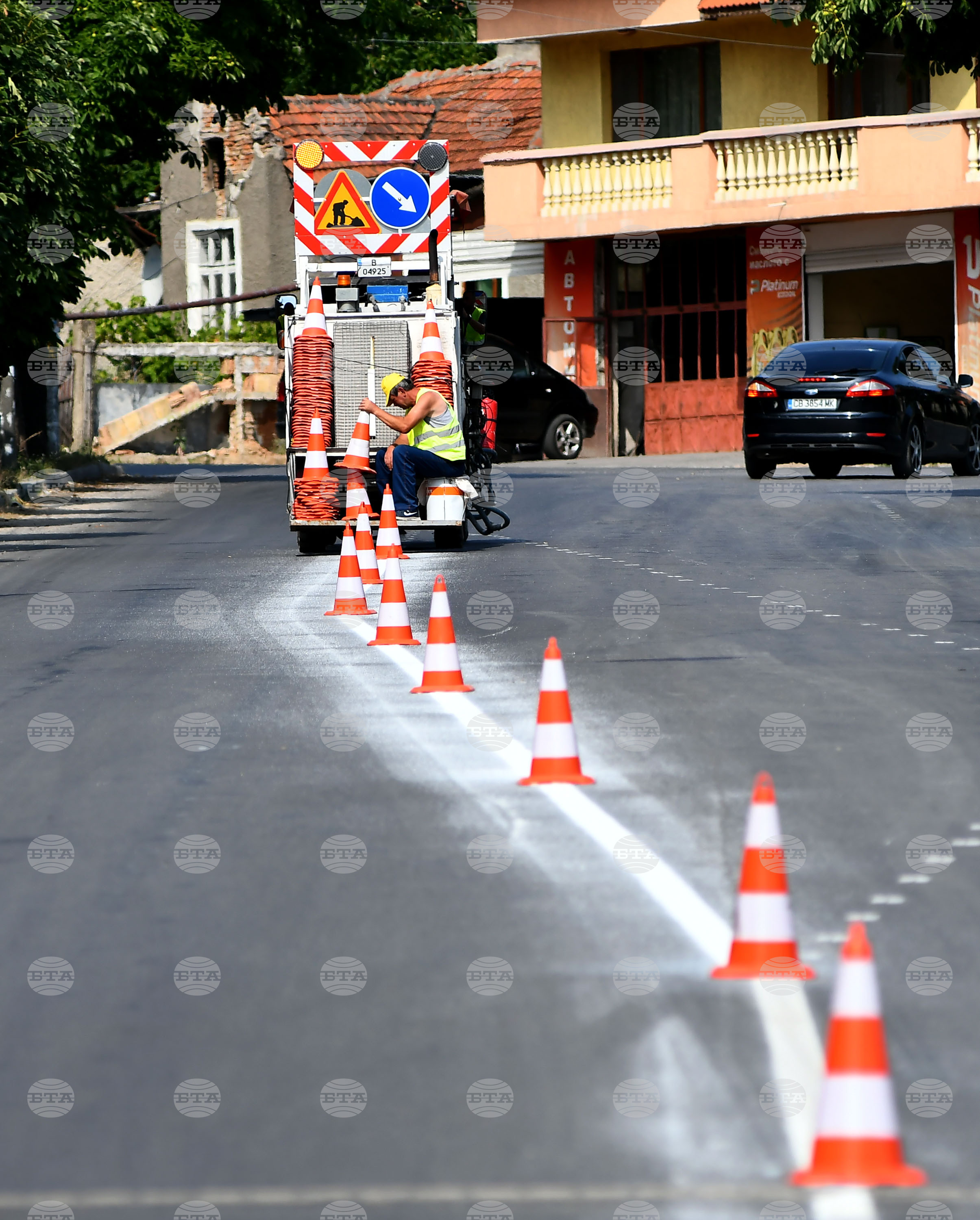 Исперих - пътна маркировка - обновяване