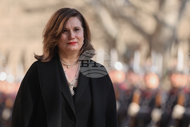 Посланик на Република Албания - Инид Мило - акредитивни писма - връчване