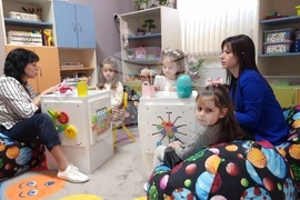 Разград - детска градина – сензорна и стимулираща зони