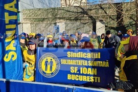 Румъния - здравни служители - протести