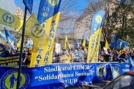 Румъния - здравни служители - протести